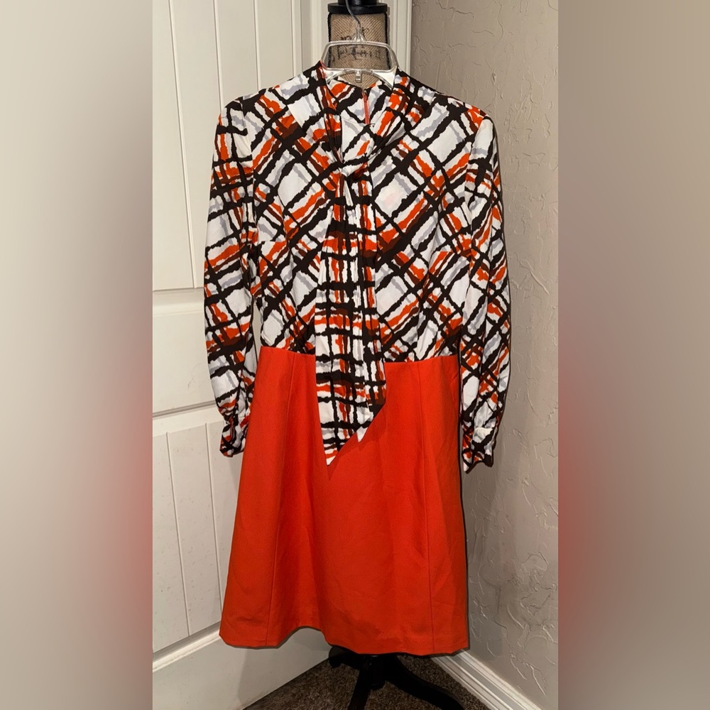 Vintage 60's MOD Go Go Dress Sz 8 by Cover Girl of Miami - Picture 3 of 10